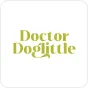 Doctor Doglittle logo in olive green text on a white background